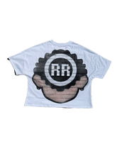 Load image into Gallery viewer, BLUE DOUBLE R CROPPED TEE
